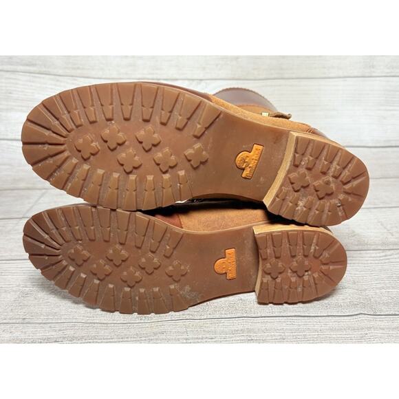 Timberland Women’s Earthkeepers Bethel Buckle Mid Lace Boots Leather Size 7.5 - Picture 6 of 8